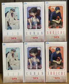 名探偵コナン　江戸川コナン　怪盗キッド　赤井秀一　フィギュア　6個セット
