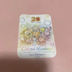 レア ディズニーシー シール ステッカー カラフルハピネス ダッフィー