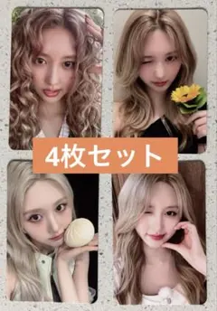 IVE ガウル　secret 中国QQmusic 限定トレカ　4枚セット