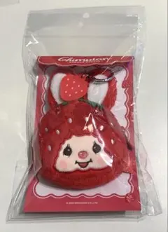 韓国限定 モンチッチ チムたん いちご キャラクター ポーチ キーホルダー