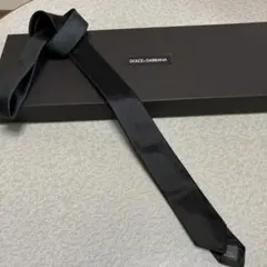 DOLCE&GABBANA ブラックネクタイ