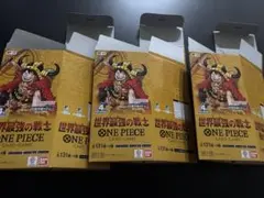 箱のみ】ワンピース 世界最強の戦士 OP-17 空箱4個セット【箱のみ