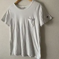 Champion チャンピオン ポケットTシャツ ホワイト M