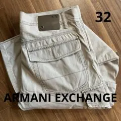 ARMANI EXCHANGE カーゴパンツ グレー ストライプ メンズ 32のサムネイル