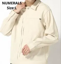 【美品】NUMERALS ジャケット L アイボリー メンズ 春秋 シンプルのサムネイル