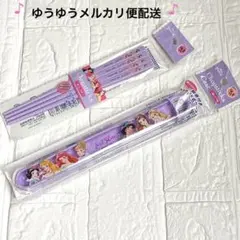 ディズニー　プリンセス　お箸＆お箸ケース　アリエル　ラプンツェル　オーロラ