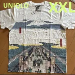 XXL☆UNIQLO浮世絵　歌川広重　半袖Tシャツ　和柄Tのサムネイル