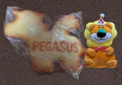 たべっ子どうぶつ 一番くじ ぺがさすちゃん ビスケットクッション ✩らいおん