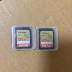 SanDisk Extreme 128GB SDカード 2枚セット