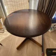 飛騨産業 キツツキマーク 円形 ダイニングテーブル φ120 高級センターベース 飛騨産業 キツツキマーク 円形 ダイニングテーブル φ120 高級