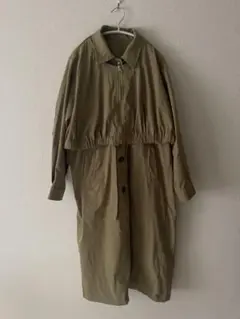 【SELECT MOCA】カーキ トレンチコート・Mサイズのサムネイル
