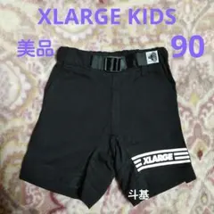【美品】　XLARGE KIDS　ハーフパンツ　サイズ 90　ブラックのサムネイル