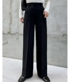 未使用　Re:EDIT パンツ　スラックス　ブラック　L