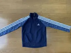 adidas キッズ ジャージトップス ネイビー