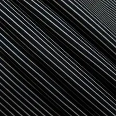 綿100％ ボーダー スムースニット 2m 紺