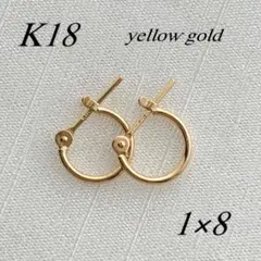 Jewel closet by L&Co. フープピアスk10 イエローゴールド - メルカリ