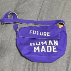 【最終値下げ！】HUMAN MADE ショルダーバッグ 紫と黄色 リバーシブル