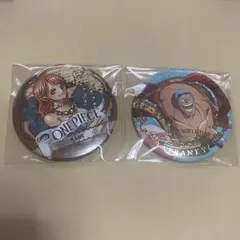ONEPIECE 缶バッジ ナミ フランキー