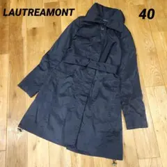 LAUTREAMONT ロートレアモン ベルト付きコート レインコート　40
