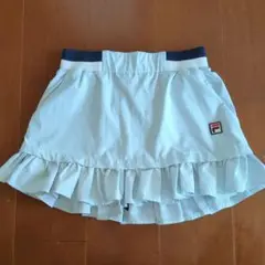 FILA フリル付きスコート ライトブルー
