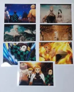 鬼滅の刃　ED場面写ブロマイドくじ　7枚セット
