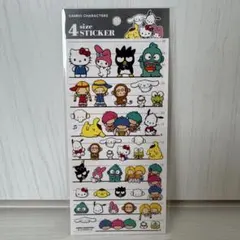 【新品】4サイズステッカー サンリオキャラクターズ