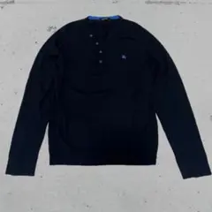 Burberry black label ヘンリーネック　ニット
