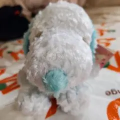 スヌーピー 白と水色 約10cm