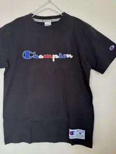 【新品！未使用！】Champion/フロントビックスクリプト刺繍ロゴ入りTEE