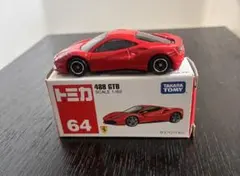 トミカ フェラーリ 488 GTB No.64
