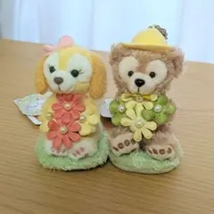 Spring in Bloom　ダッフィー＆フレンズ　ぬいぐるみストラップ