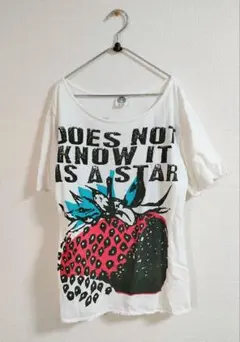 ScoLar スカラー いちご柄 Tシャツ Mサイズ