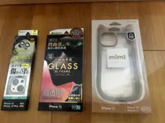 アイホン15ケース グレー