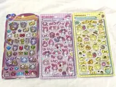 ボンボンドロップシール他　マイメロ、ポムポムプリン、フワフワらびちゃん￼