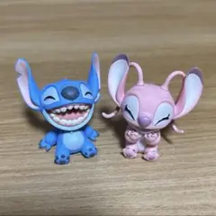 ディズニー スティッチ　エンジェル フィギュア 2点