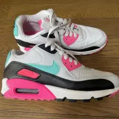Nike Air Maxスニーカー /ピンク/ブラック/ターコイズ23.5cm