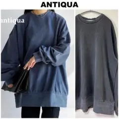 antiqua ピグメント スウェット