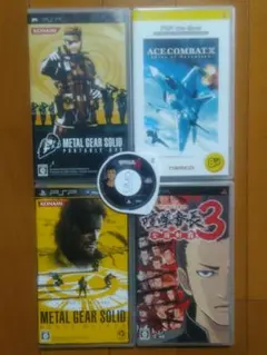 PSP ゲーム 5本セット ※1本はケース、説明書なし