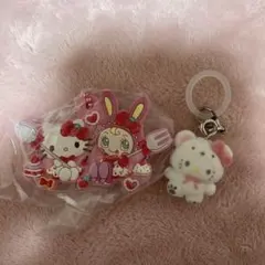 サンリオ ふわふわスノーめじるしチャーム キティ