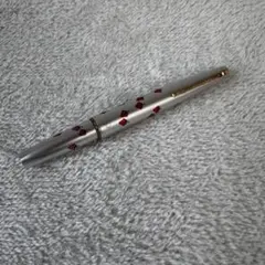 プラチナ 万年筆 14K 14金 ショート軸 いちご 苺 白 廃盤 - メルカリ