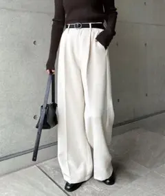 アンドミー ワイドパンツ