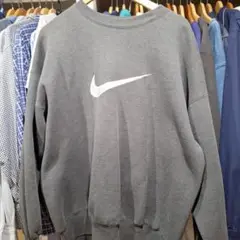usa製NIKE貴重スエットブラックグレーナイキ