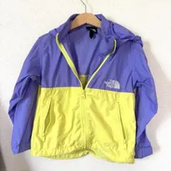 THE NORTH FACE フード付きジャケット 紫/黄色