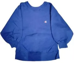 チャンピオン　リバースウェーブ　キッズ 90S　ヴィンテージ　ブルー