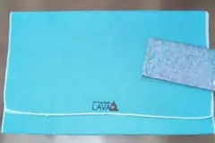 LAVA ヨガマットラグ 水色 タオル生地