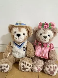 ディズニー　ダッフィー　シェリーメイ　ぬいぐるみ　スプリングヴォヤージュ