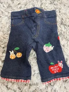 MIKI HOUSE ダークブルー レギンス 80cmのサムネイル