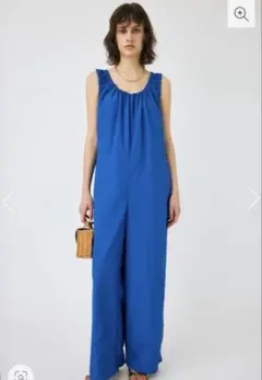 GATHERED V NECK LIGHTオールインワン マウジー MOUSSYのサムネイル