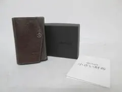 L183 abrAsus × Giacomo 小さい財布 ブラウン 牛革 箱付きのサムネイル