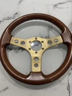 イタルボランテ ドルチェ ウッドステアリング 36.5パイ 99年製 美品